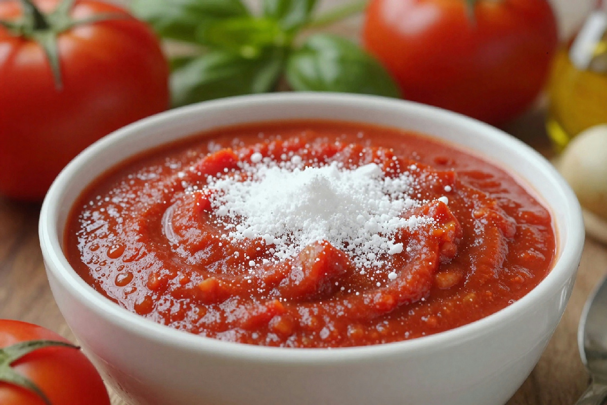 Bicarbonato di sodio nella passata di pomodoro: il trucco che cambierà il tuo sugo per sempre