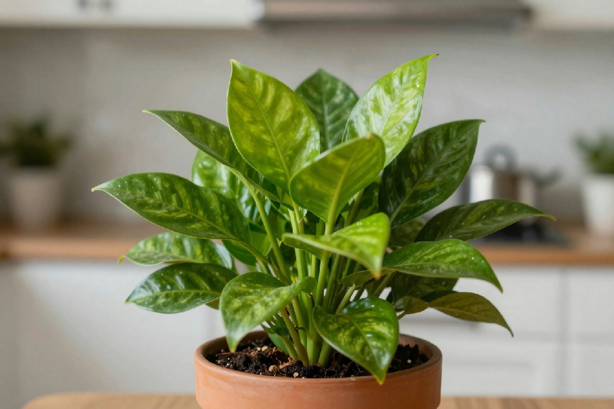 Il segreto delle cucine fresche: questa pianta colorata elimina gli odori e arreda con stile