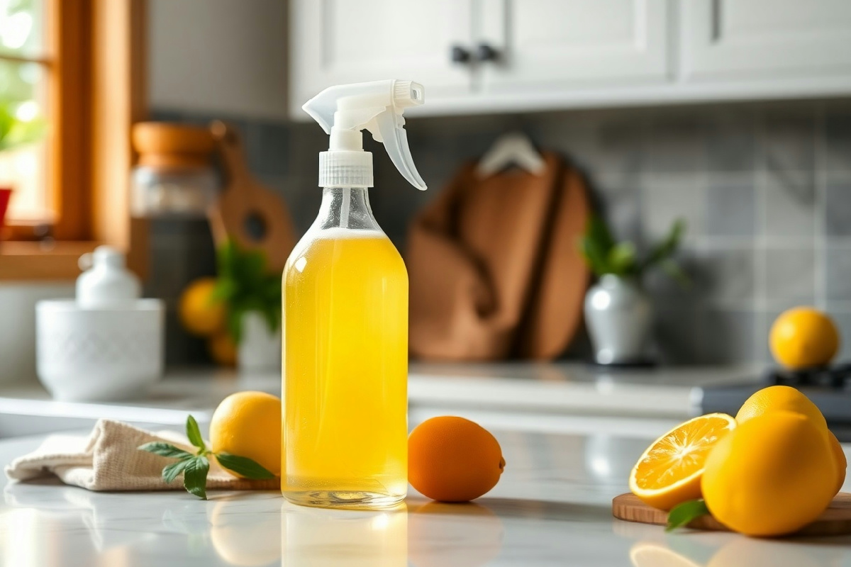 Realizza uno spray naturale al citrus per un profumo fresco e superfici brillanti in pochi passaggi