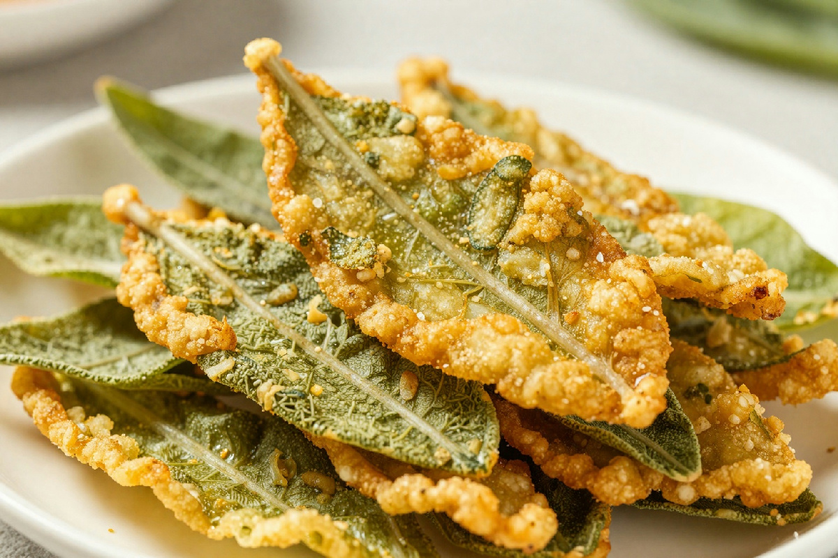 Salvia fritta: il nuovo stuzzichino che farà dimenticare le solite patatine fritte